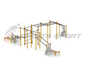 Купить Спортивный комплекс для инвалидов-колясочников WRK-D23_76mm в Заречном 