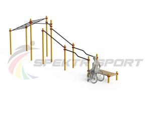 Купить Спортивный комплекс для инвалидов-колясочников WRK-D22_76mm в Заречном 