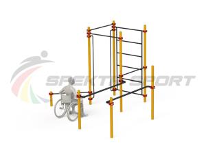 Купить Спортивный комплекс для инвалидов-колясочников WRK-D18_76mm в Заречном 