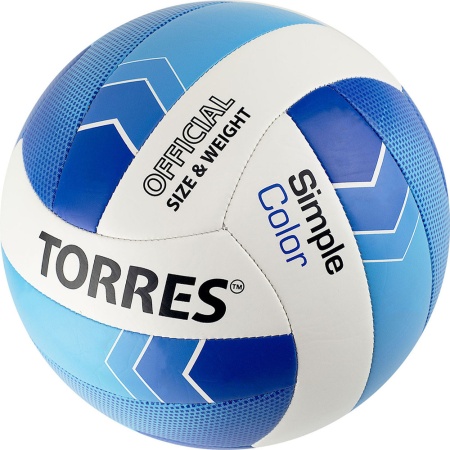 Купить Мяч волейбольный Torres Simple Color любительский р.5 в Заречном 